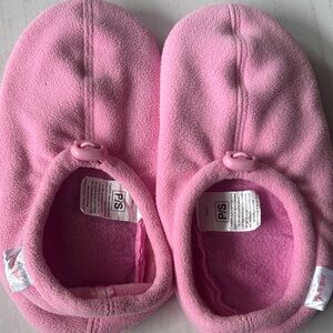 Magic Bag Heatable Pink Fleece Women’s Slippers size S Fits 7-9